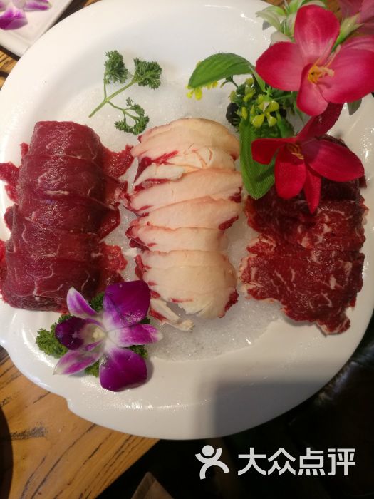 实仔好牛潮汕牛肉火锅牛肉拼盘图片 - 第2张