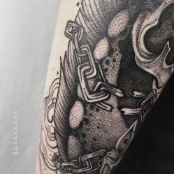 blackwork-黑旗纹身