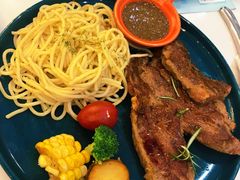 谷饲盐烧牛扒-丽莎沙拉轻食餐厅(国贸店)