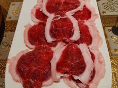 手工鲜切极品羔羊上脑肉-清真·鸦儿李记·涮肉(和平里店)
