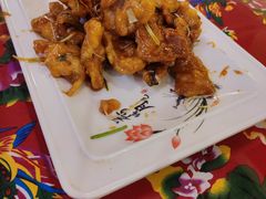 特色锅包肉-闯关东东北农家菜(崂山石老人店)