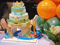 -卡比儿童蛋糕·心意定制·低脂零卡糖动物奶油FancyBALLOON(滨海店)