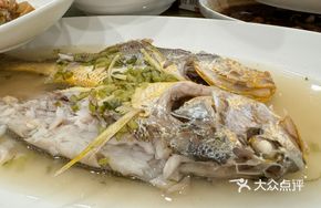 Steamed Yellow Croaker with Snow Broth