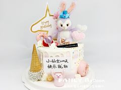 -卡比儿童蛋糕·心意定制·低脂零卡糖动物奶油FancyBALLOON(滨海店)