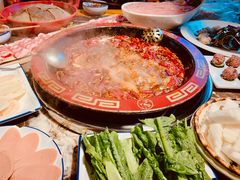 牛油红锅-蜀辣居鲜货老火锅(红牌楼店)