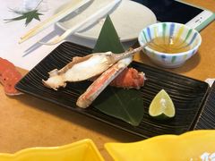 水煮螃蟹配醋-蟹道乐(道顿堀本店)