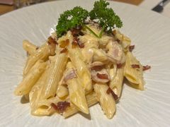 奶油芝士咸肉斜管面-TIAGO HOME KITCHEN(王府中环店)