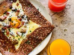 鸡蛋蘑菇熏肉荞麦可丽饼-RAC BAR(安福路店)