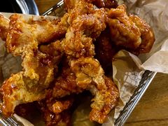 甜辣无骨炸鸡-包装马车·韩国料理·포장마차