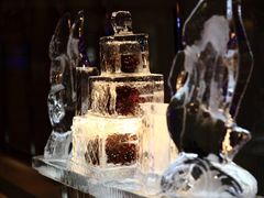 在滴水的冰雕，这贵了-上海锦江汤臣洲际大酒店
