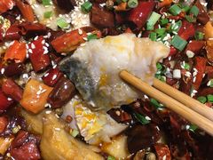 -东来菜馆•手抓海鲜家常菜•海鲜锅贴(鸽子窝店)