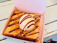 香草冰淇淋厚吐司-阿信厚吐司(曾厝垵店)
