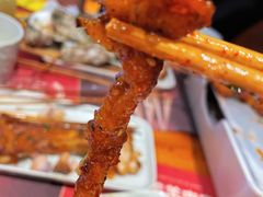 烤鸡皮串-木屋烧烤(南新店)