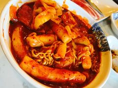 炸鸡块色拉-郑阿姨的家·이모네·韩料&烤肉(武川路店)