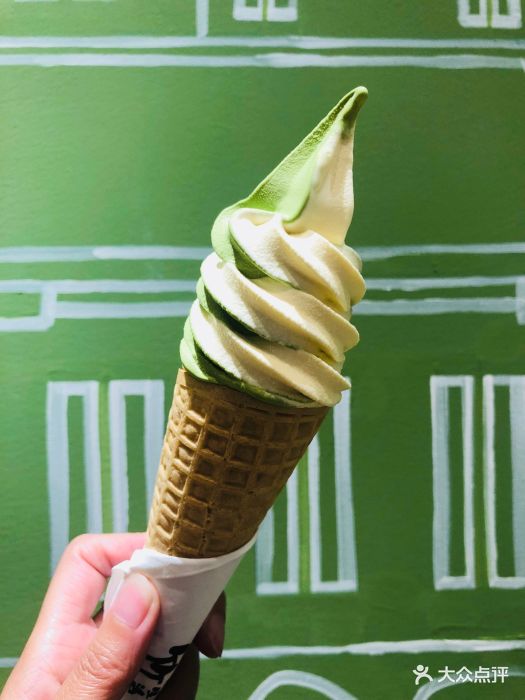 若竹抹茶甜品抹茶牛乳双拼图片 - 第797张