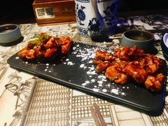雪花糖醋里脊-绿茶餐厅(松江万达店)