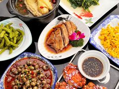 -七的湖·晚芳亭·阳澄湖农家菜·大闸蟹(莲花岛店)