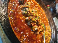 泡豇豆烧肥砣-柴门头啖汤·经典川菜·慢火汤品(锦城万达店)