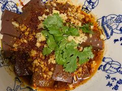 辣子蒜羊血-汉唐宴长安食府