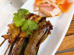沙爹肉串-日落吧·海景咖啡厅·餐酒吧·鸡尾酒·下午茶·乐队表演·浪漫夕阳·三亚文华东方酒店