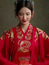 点击看大图 -藤薰定制中式嫁衣礼服旗袍店