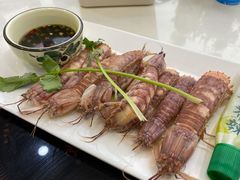 白灼虾菇-鑫悦楼煎蟹·16年海鲜大排档