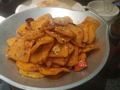 干锅土豆片-茅庐川菜(济宁万达店)