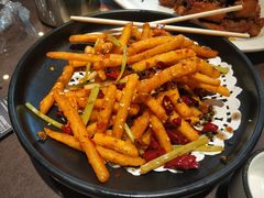 干煸藕丝-刘胖子家常菜·蹄花焖藕(兴业店)