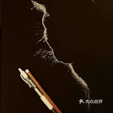犹抱琵琶半遮面，这样的素描画太酷了，仿佛会发光 。[加油]