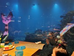 -海棠湾洲际-涛·海底餐厅·美人鱼·自助餐·海底隧道