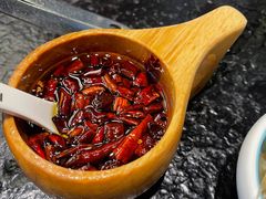 现炸辣椒油-阳坊涮肉(西直门凯德mall店)
