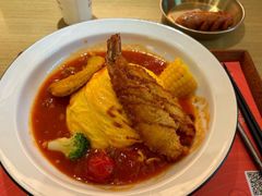炸虾番茄蛋包饭-吾妻拉面•和风食堂(群光广场店)