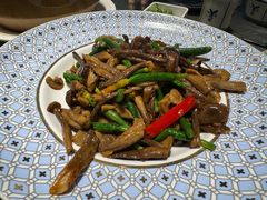 鹿茸菌炒青瓜花-客家汇·客家传承菜(水库店)