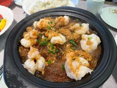整锅蒜蓉粉丝蒸虾-船歌·鱼水饺青岛菜(太阳宫凯德MALL店)