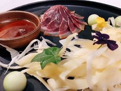 三年金钱火腿配大理手撕乳扇-泓0871臻选云南菜·味庄