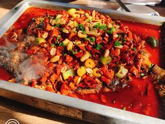 经典香辣烤鱼（清江鱼/份）-锦尚阁烤鱼•天津菜(宣武门胡同店)