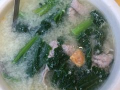 咸蛋芥菜肉片汤-老字号蛇口德记烧腊饭店·海鲜加工