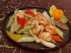 西芹炒虾球-金燕岛潮州酒楼