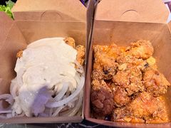 炸鸡翅一半一半-富乐满韩国正宗炸鸡韩国料理(虹泉路店)