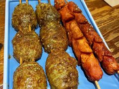 自制烤石蛋-小俩口烧烤东北菜(双井店)