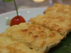 煎山竹墨鱼饼-桃园盛宴·岭南粤菜·手工茶点(南庄店)