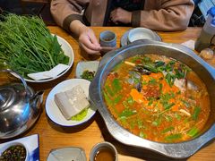 老凯俚酸汤鱼-野山舂·贵州现舂酸汤火锅(鸿通城店)