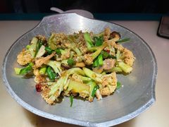 干锅丽水香菇花菜-探花·意境江南菜·唐伯虎文化体验店·松鼠桂鱼(观前店)