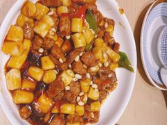 松子牛肉炒年糕-兔爸私家小厨(新北万达店)