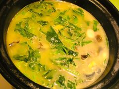 上汤皮蛋煮枸杞叶-百味馆·粤菜·湛江菜(后海花园店)