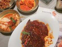 -草家酱蟹炭火烤肉店(珲春南路一店)