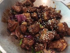 蒜香蜜汁排骨-绿茶餐厅(成都大悦城店)