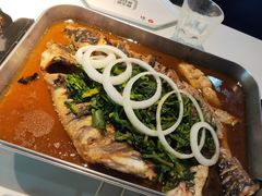 销魂十八香清江鱼-鱼酷活鱼烤鱼(南京水游城店)