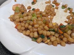 虾仁炒疙瘩-紫光园·烤鸭·北京菜(团结湖店)