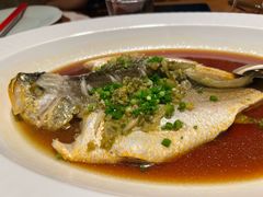 雪菜笋丝蒸中黄鱼-荷风细雨·中国茶宴(碧云店)